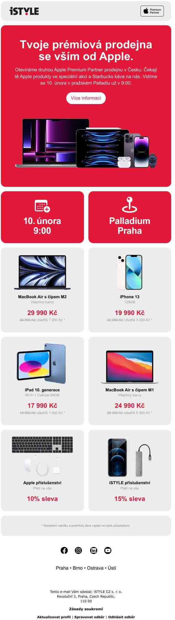 Ušetři s námi tisíce už zítra v Palladiu