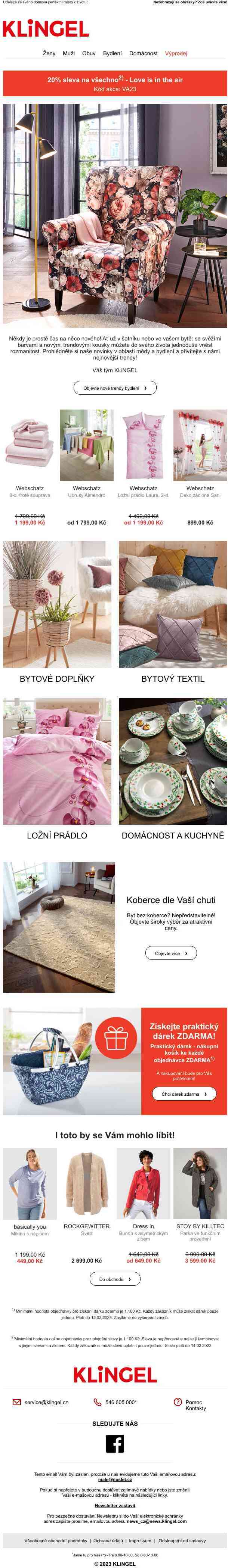 💕 20% sleva na všechno - Valentýn se blíží 💕