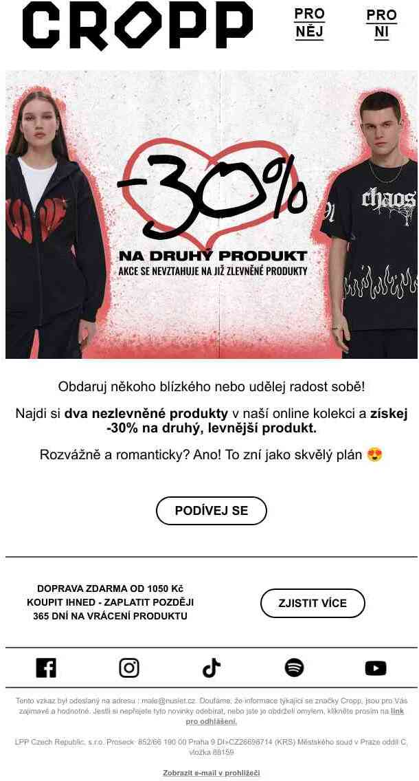 🧡 Vsaď si na dokonalé duo v Cropp 🧡