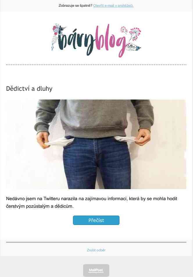 Nový článek na webu baryblog.cz