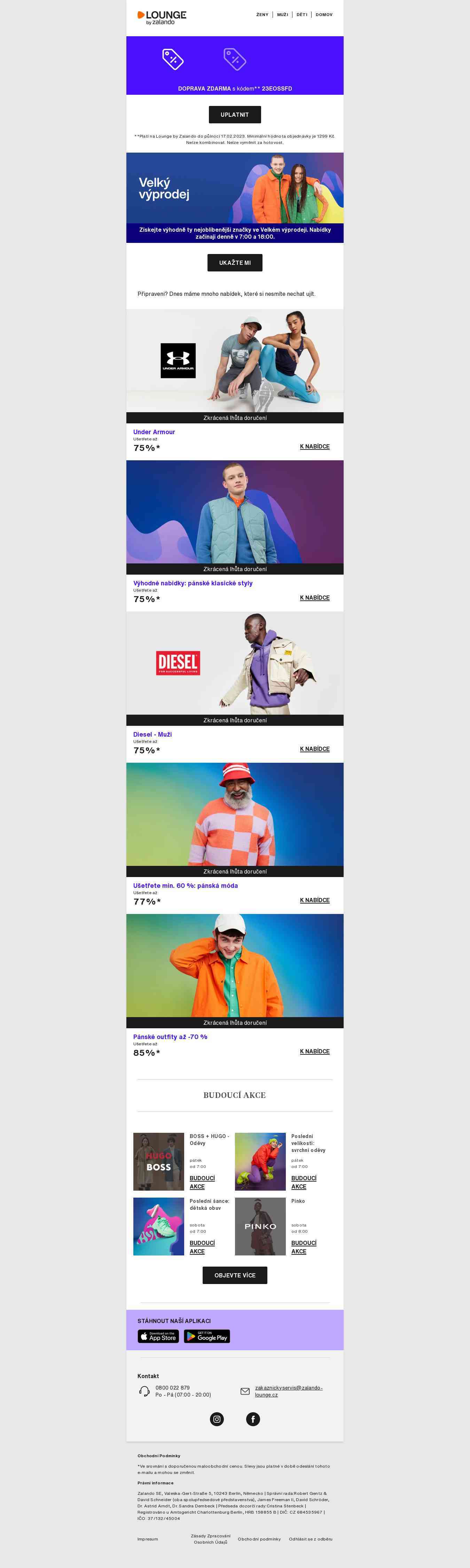 Ušetřete až 80 %* na svých nových stylech 😍 ✚ doručení zdarma
