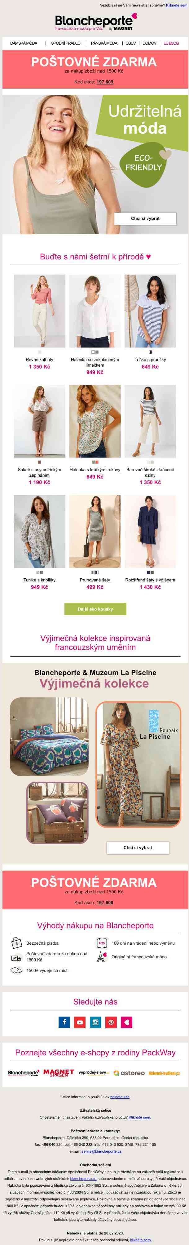 Udržitelná móda od francouzských návrhářů ►