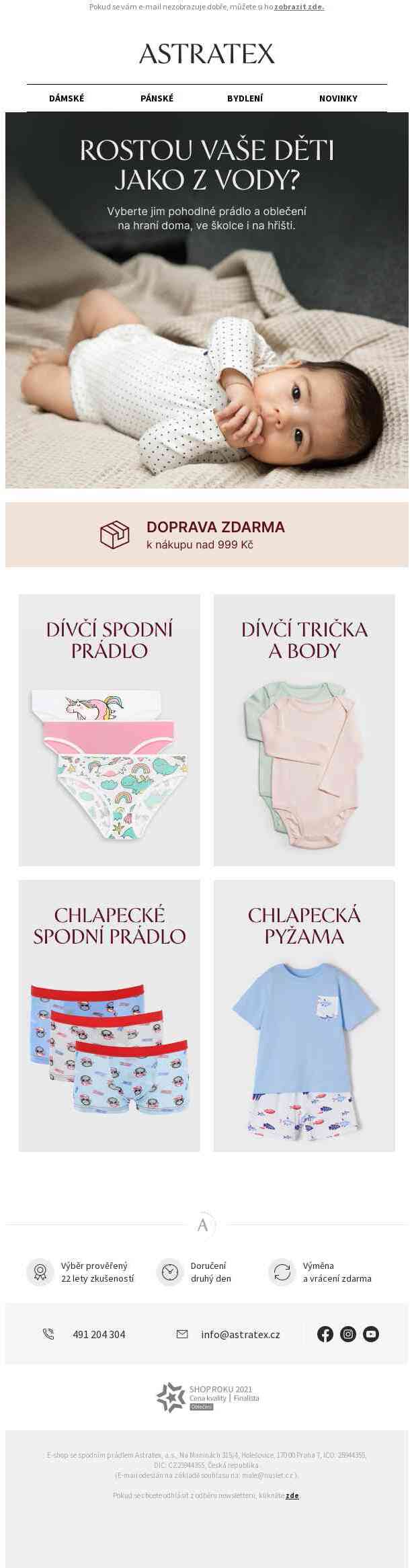Rostou jako z vody… Oblečte děti do pohodlí.