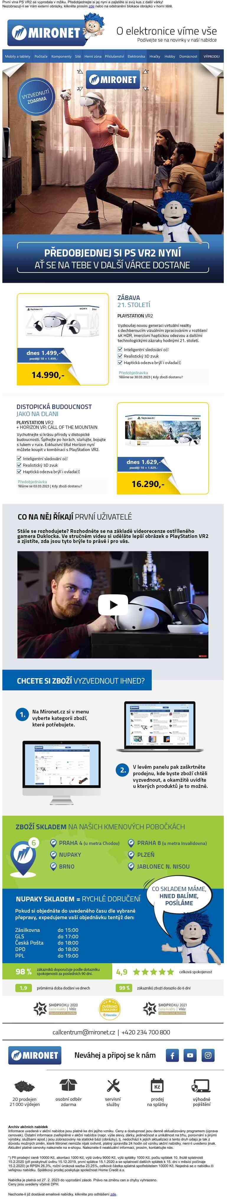 Zajistěte si PS VR2 v
 další várce