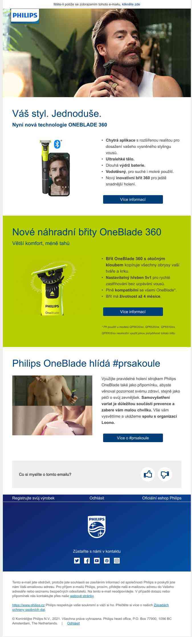Seznamte se s novou technologií OneBlade 360