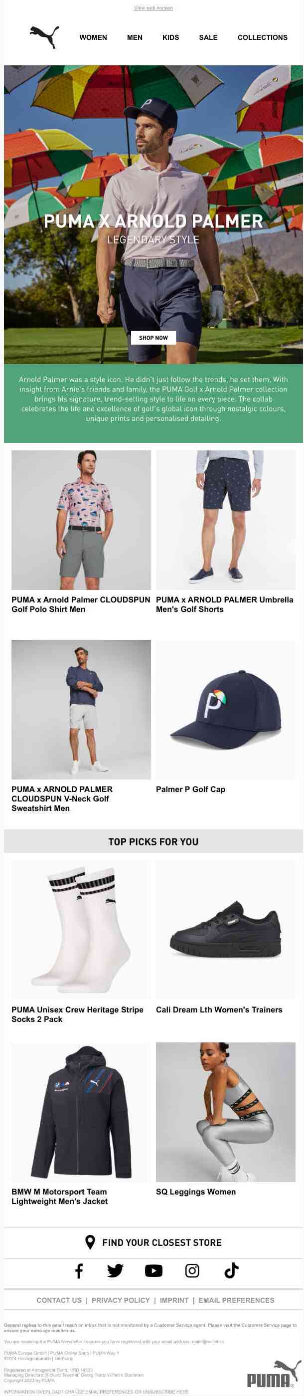 NEW IN: PUMA X ARNOLD PALMER