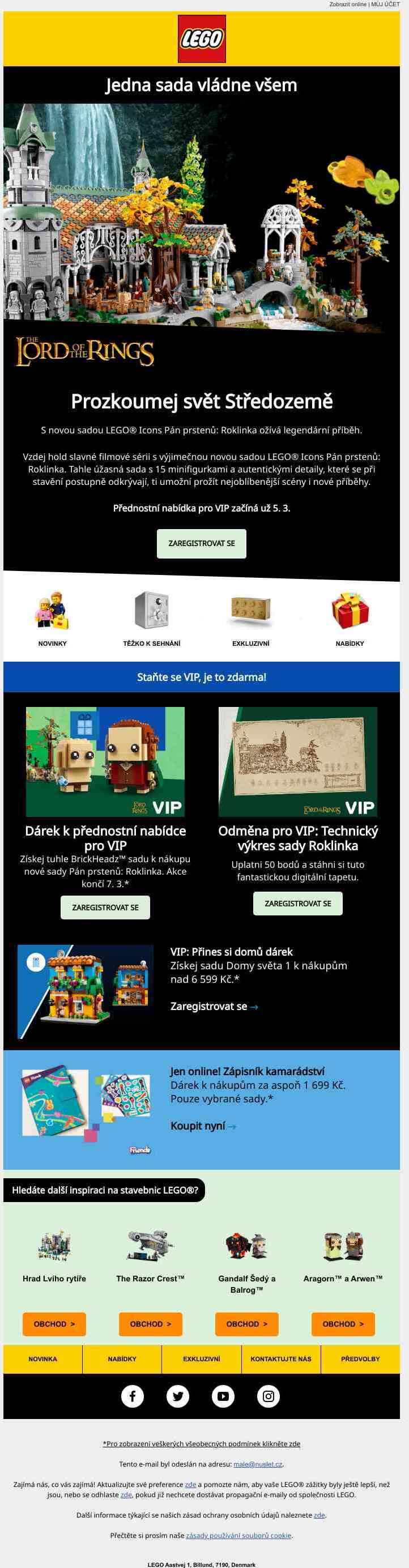 VIP přednostní přístup: Zpátky do Středozemě!