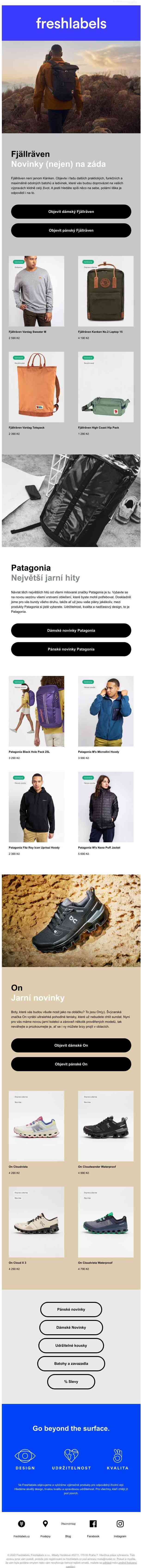 Patagonia, Polární liška a boty z oblaků
