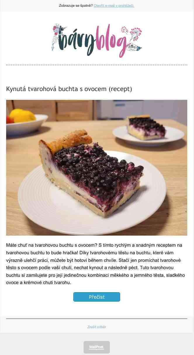 Nový článek na webu baryblog.cz
