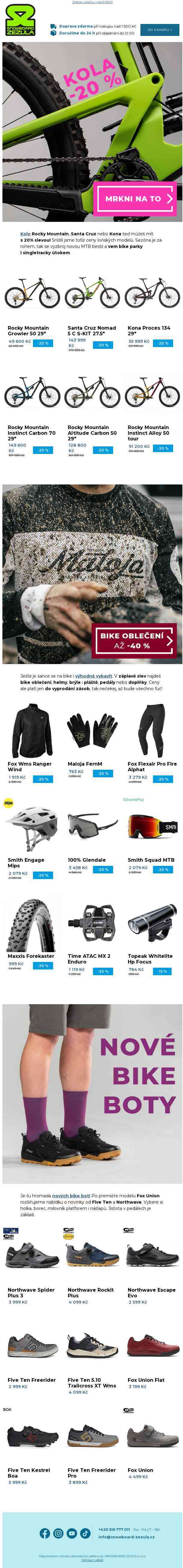 Zlevňujeme kola! Ušetři desetitisíce 💰