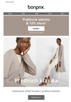 12% sleva + poštovné zdarma + Premium klasika ♡