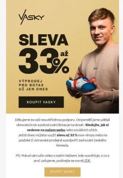 Sleva až 33 % už jen dnes! 🔥