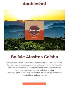 Limitovaná edice: Geisha z Bolívie.