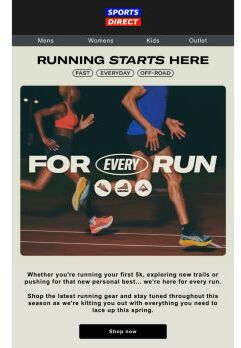 For every run!