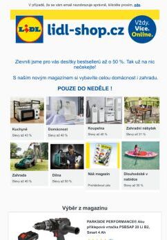 lidl-shop.cz |  | Už jen 2 dny a slevy skončí! Neuniklo Vám něco?
