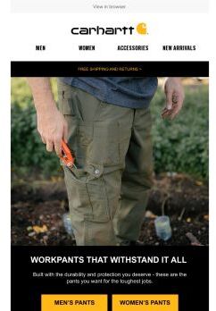 Pants built for every job