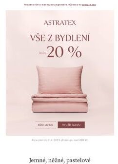 🏠 VŠE z bydlení −20 % 🏠