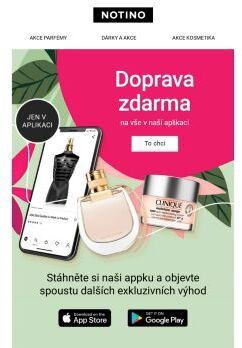 Doprava zdarma na vše pouze v naší appce 🚚 📲