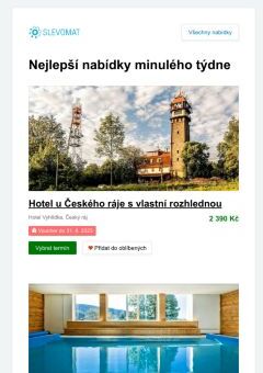 Nejlepší nabídky minulého týdne ★ Pobyt u Českého ráje v hotelu s vlastní rozhlednou: snídaně či polopenze