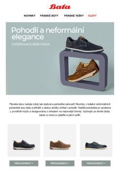 Novinky v kolekci neformální pánské obuvi Baťa | Pro dokonalý ležérní look