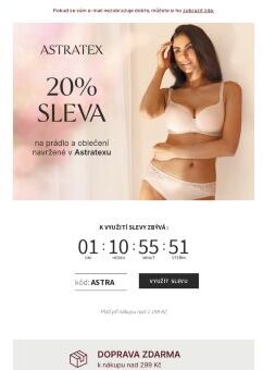 20% sleva platí už jen do zítřka! Doprava je zdarma.