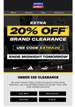 ⏰ CLEARANCE: Extra 20% off ends tomorrow! ⏰