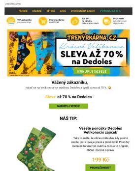 🐇 Velikonoce se blíží 🥚 Dedoles až -70 %