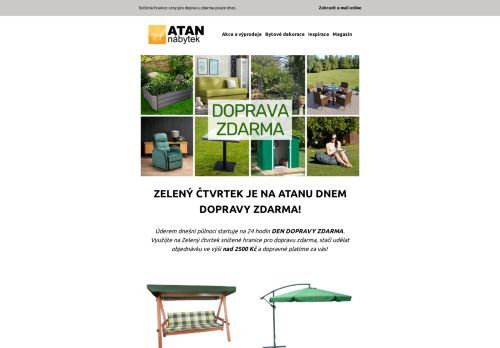 Zelený čtvrtek je na Atanu dnem dopravy zdarma