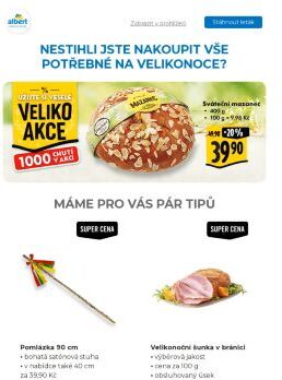 Zbývá málo času! Velikonoční nadílka na poslední chvíli 🐣