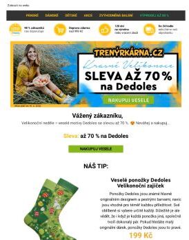 🐇 Sleva až 70 % na Dedoles 🥚