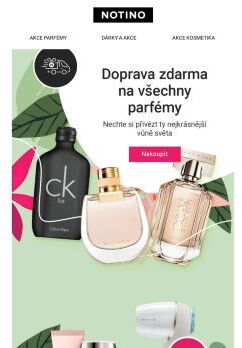 🤩 VŠECHNY parfémy s dopravou zdarma!!🚚