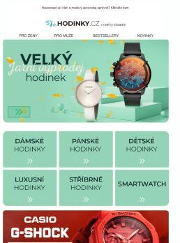 Jarní VÝPRODEJ hodinek pokračuje ♥ Nejvyšší ČAS na nový kousek