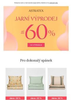 🏘️ Slevy až 60 % na povlečení, deky, ručníky a mnoho dalšího.