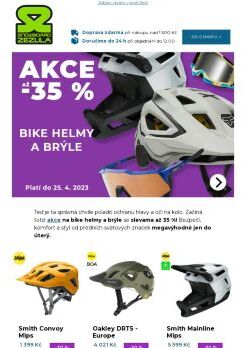 Vyzbroj se na bike: Akce až -35 % na helmy a brýle