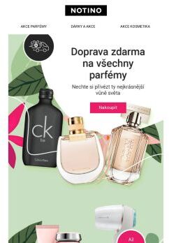 Doprava zdarma na VŠECHNY parfémy!🌸