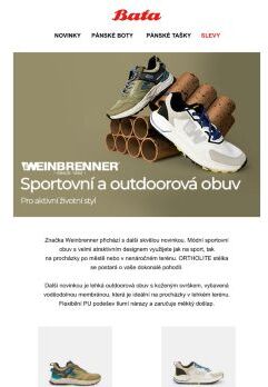 Nová kolekce sportovních a outdoorových bot Weinbrenner | Pro aktivní životní styl