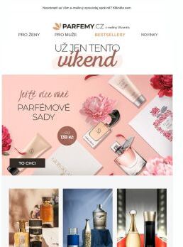 Parfémové sady od 139 Kč >> Užijte si ještě více vůně