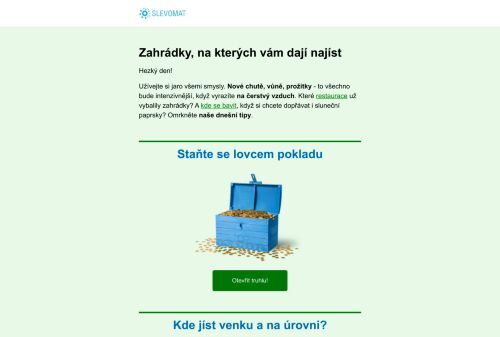 Tipy na restaurace se zahrádkou + akce na čerstvém vzduchu