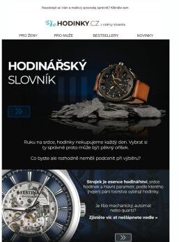 Hodinářský slovník | Třetí část >> Strojek jako srdce hodinek