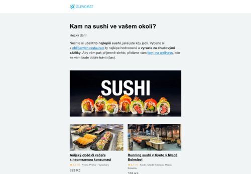 Čerstvé sushi: Kde mají to nejlepší? 🍣