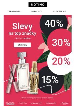 Až 40% sleva na TOP značky čeká uvnitř.💸