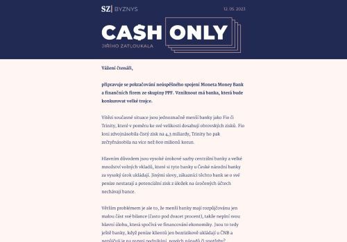 Cash Only: V tichosti se chystá největší transakce na bankovním trhu.