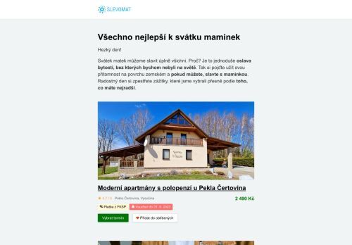 Vašich 20 příležitostí k oslavě