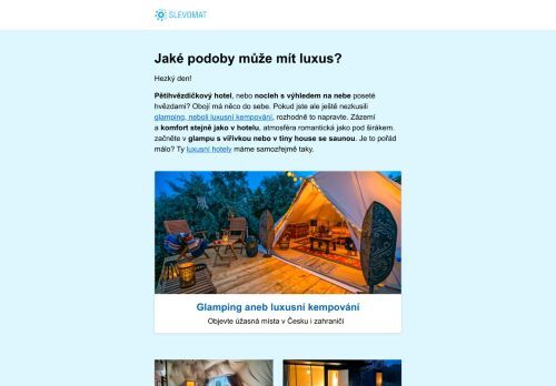 Proč zkusit glamping? 8 míst, která si zamilujete