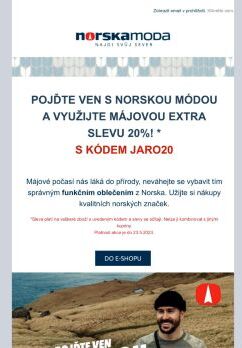 Májová extra sleva 20%