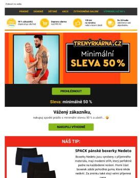 ❗ Super výprodej minimálně 50 % ❗