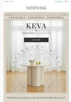 Premiéra! Stůl KEVA by Westwing Collection