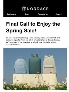 ⌛ Last Hours for Spring Sale Savings!