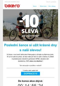 🚴‍♂Do práce s 10 % slevou na všechno!💥