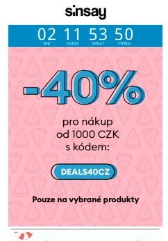 [ -40% ] na vybrané produkty 🌟